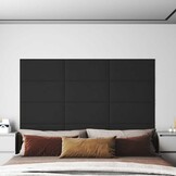 VidaXL Wandpanelen Zwart Fluweel - 12 stuks - 34% Korting