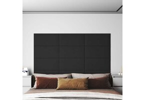 vidaXL Wandpanelen 12 stuks Fluweel Zwart - 46% Korting!