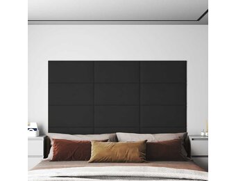 VidaXL Wandpanelen Zwart Fluweel - 12 stuks - 34% Korting