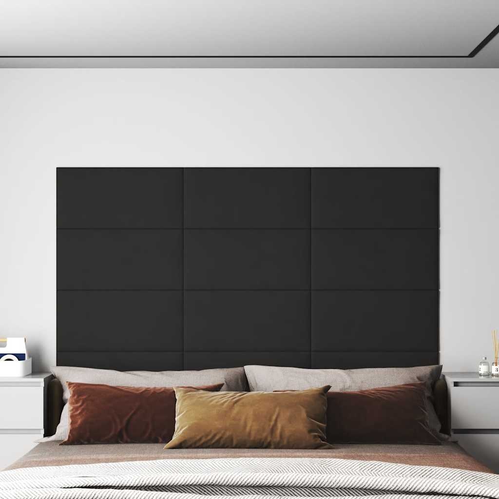 VidaXL Wandpanelen Zwart Fluweel - 12 stuks - 34% Korting