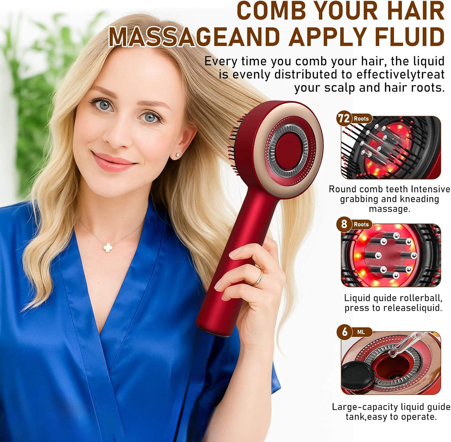 Hoofdhuidmassageapparaat 2-in-1 met 34% Korting