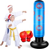 Staande Bokszak Kinderen 160 cm + Handschoenen (3-12jr) - 33% Korting!