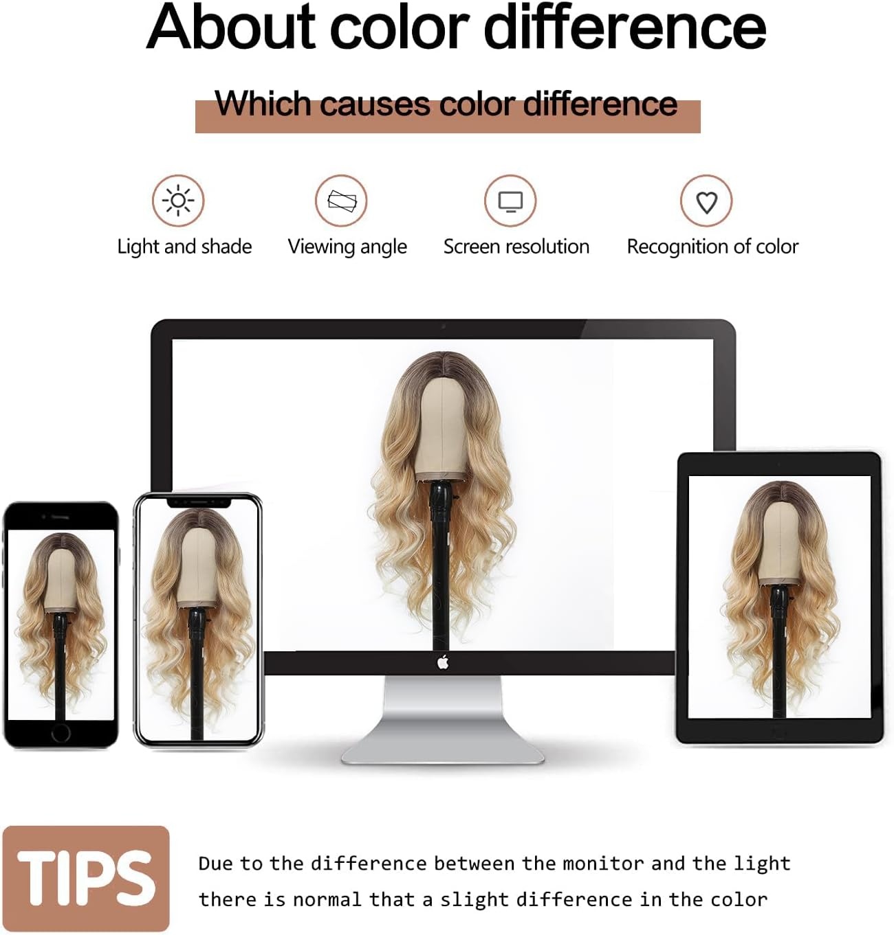 Pruik Lang Golvend Blond Ombre Synthetisch 33% Korting