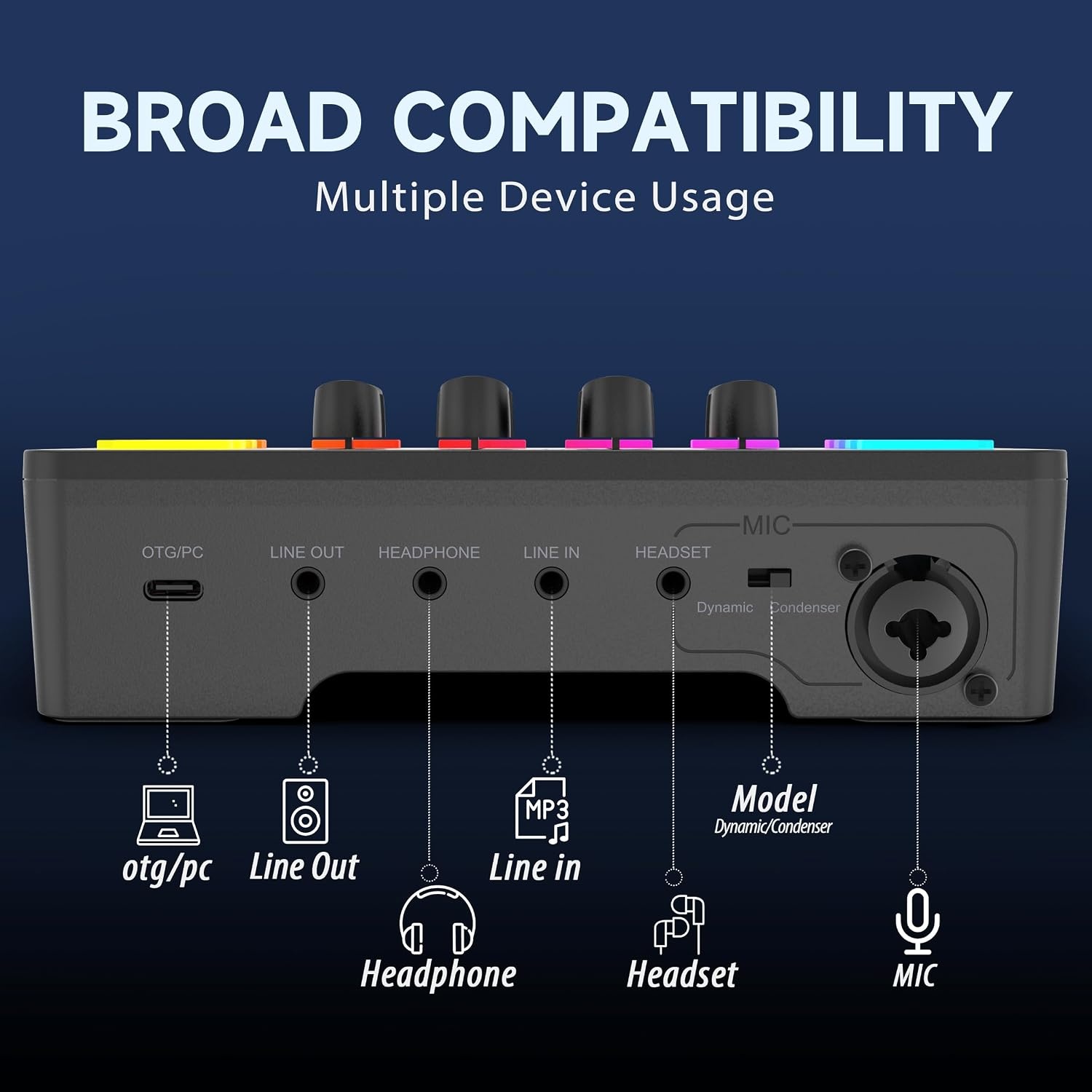 Gaming Audio Mixer met XLR: 34% Korting
