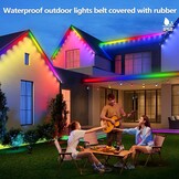 Ledstrip Buiten 30m RGB+IC IP68 Waterdicht met App Bediening - 34% Korting