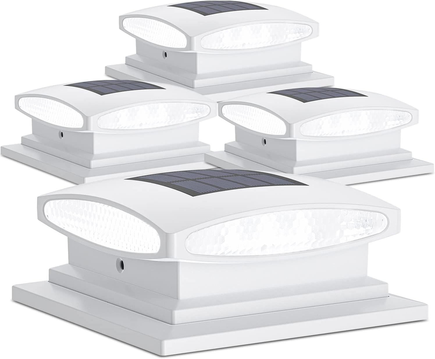 Zonne paalkap verlichting (4 stuks) - 58% korting