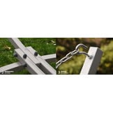 Opvouwbare Hangmat & Hangstoel Standaard (2-in-1) | Zwart Staal - 34% Korting