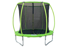 Trampoline 244 cm Groen/Zwart - Veiligheidsnet 180 cm - 41% Korting!