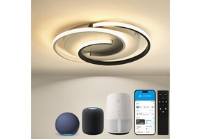 Dimbaar LED Plafondlicht (32W, Ø 40cm) met Afstandsbediening & Smarthome - 47% Korting!