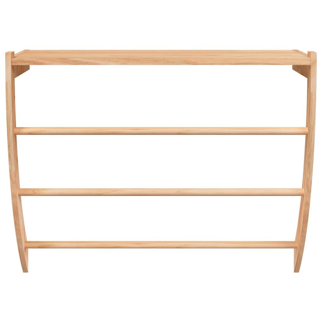 Handdoekenrek van Massief Walnotenhout - 60x25,5x49 cm (33% Korting)