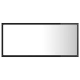 Badkamerspiegel LED Hoogglans Grijs 90x37cm | -34%