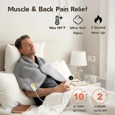 XXL Elektrisch Warmtekussen 100x50 cm met 10 Warmtestanden | 34% Korting