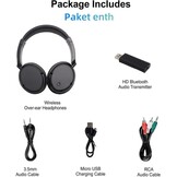 Draadloze TV Headset Bluetooth 5.3 met USB-zender - 32% Korting