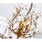 Kristallen Kroonluchter Vintage Goud 8-Lichts - 35% Korting