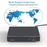 Regiovrije DVD-speler 1080p Upscaling met 34% Korting