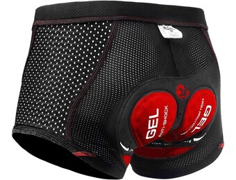 Heren Fietsbroek MTB Gel Vulling - Ademend & Sneldrogend - 32% Korting