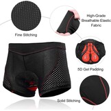 Heren Fietsbroek met Gel Zeem | Ademend & Sneldrogend | 56% Korting