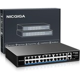 24-Poorts PoE+ Switch 400W met 2x Gigabit Uplink - 34% Korting