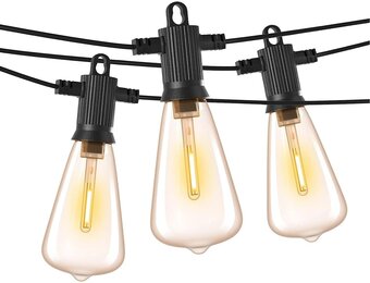 Lichtsnoer Buiten & Binnen 45m - 63 LED Lampen Warmwit - 34% Korting!
