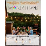 Lichtsnoer Buiten & Binnen 45m - 63 LED Lampen Warmwit - 34% Korting!