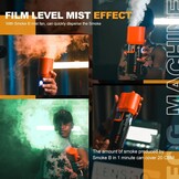 Draagbare Rookmachine met Afstandsbediening (40W) - Fotografie & Feest