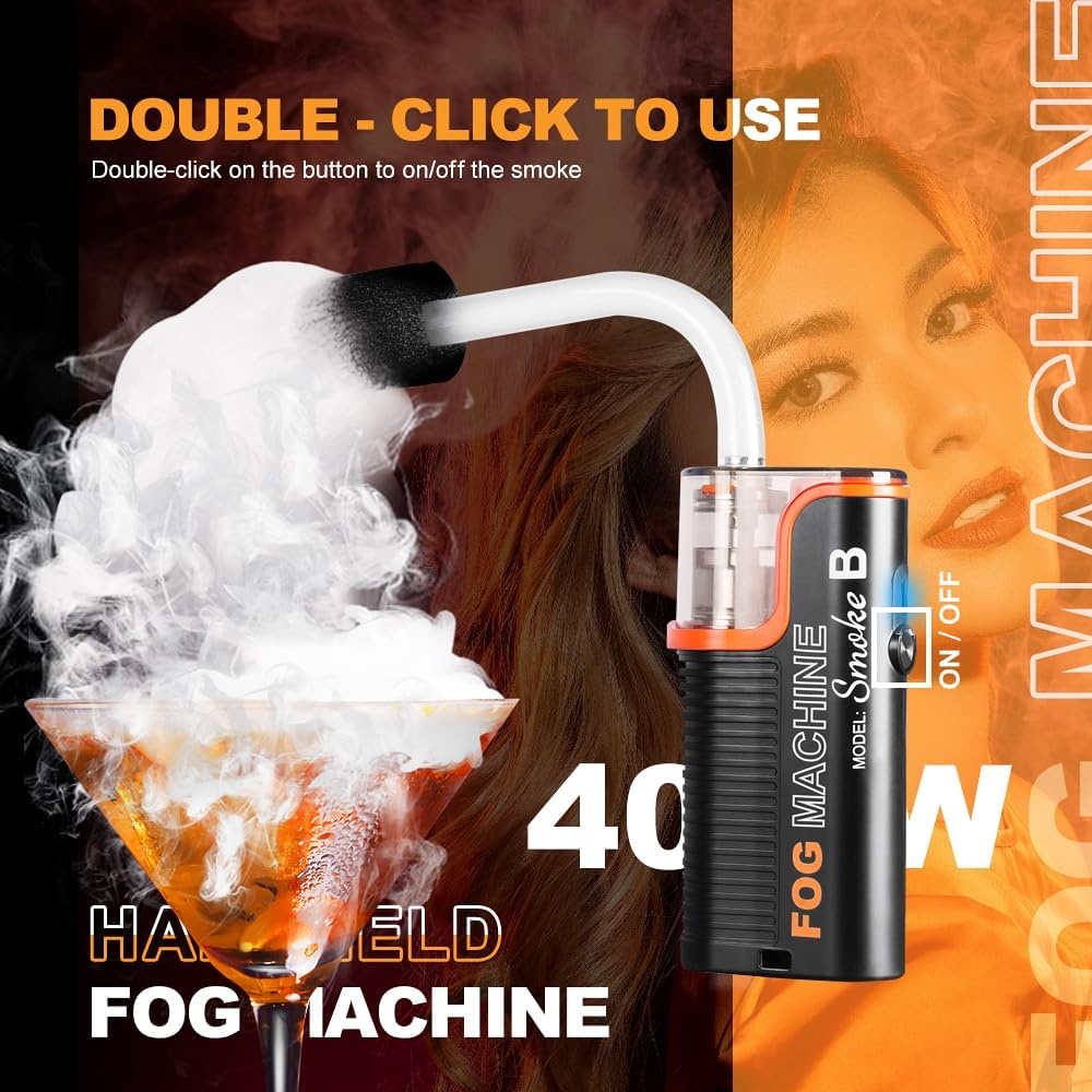 Draagbare Rookmachine met Afstandsbediening (40W) - Fotografie & Feest
