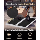 Opvouwbare Rolstoeloprit 61cm | 363kg | Aluminium Antislip met Handvat