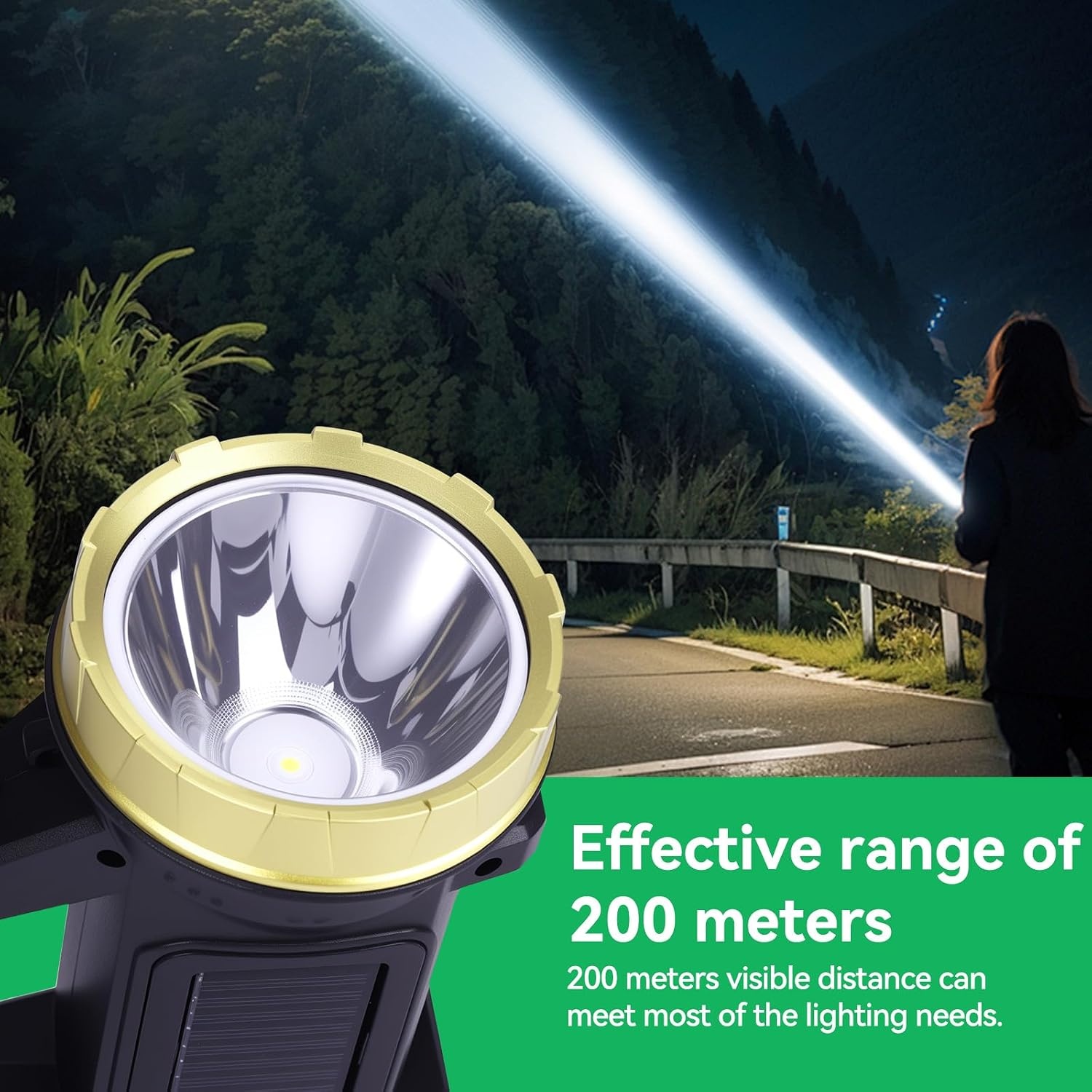 Oplaadbare LED Zaklamp Zoeklicht | 43% Korting