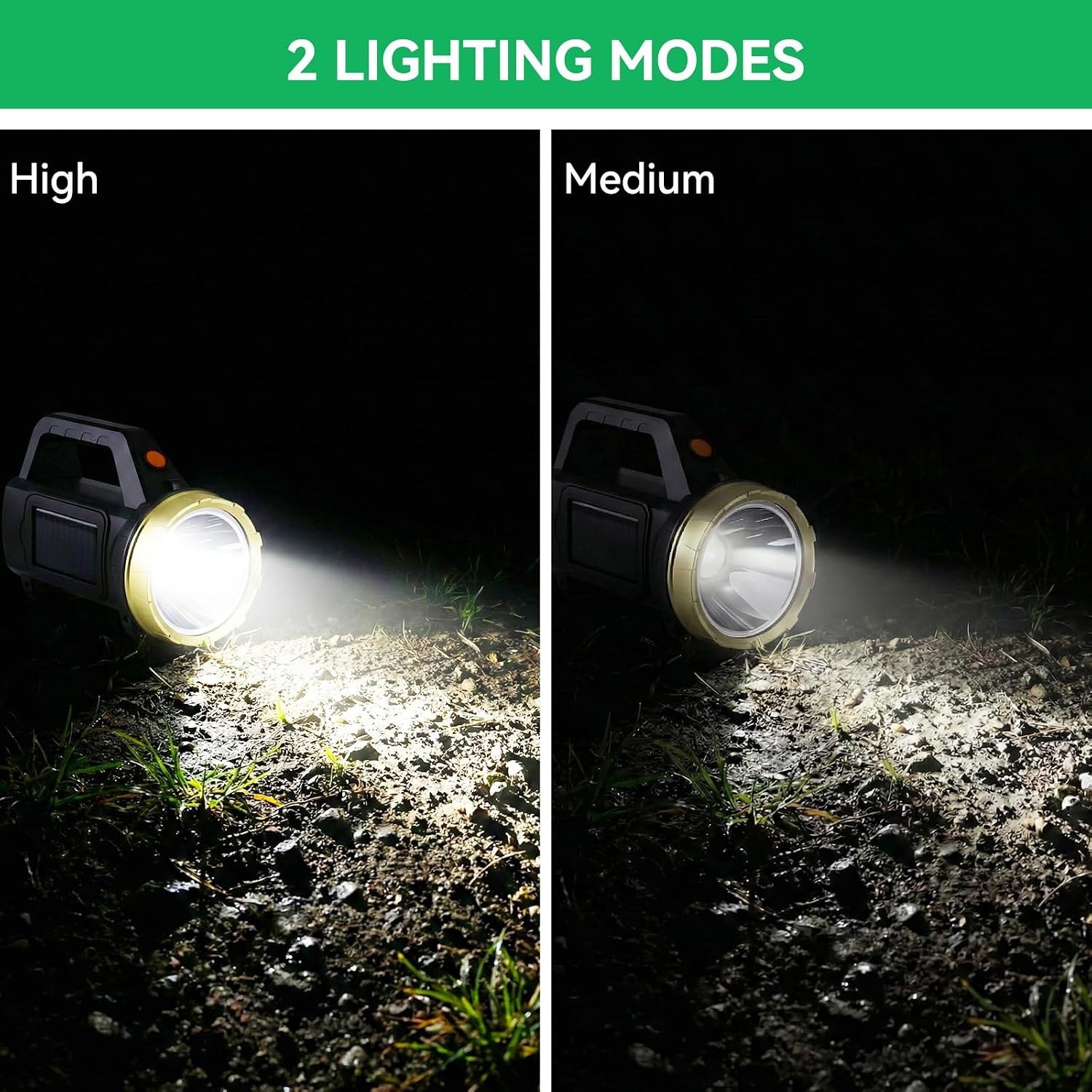 Oplaadbare LED Zaklamp Zoeklicht | 43% Korting