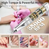 Nagelfrees 35000RPM Wit - 33% Korting