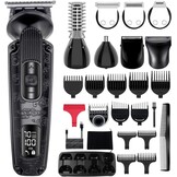 8-in-1 Baardtrimmer & Scheerapparaat - Instelbare Snelheid, Waterdicht