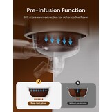 Espressomachine Zeefdrager 15 bar | RVS | 1.8L | 35% Korting
