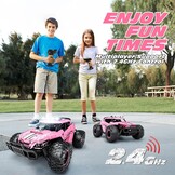 RC Monstertruck 1:16 - 60 min Speeltijd - Roze - 34% Korting