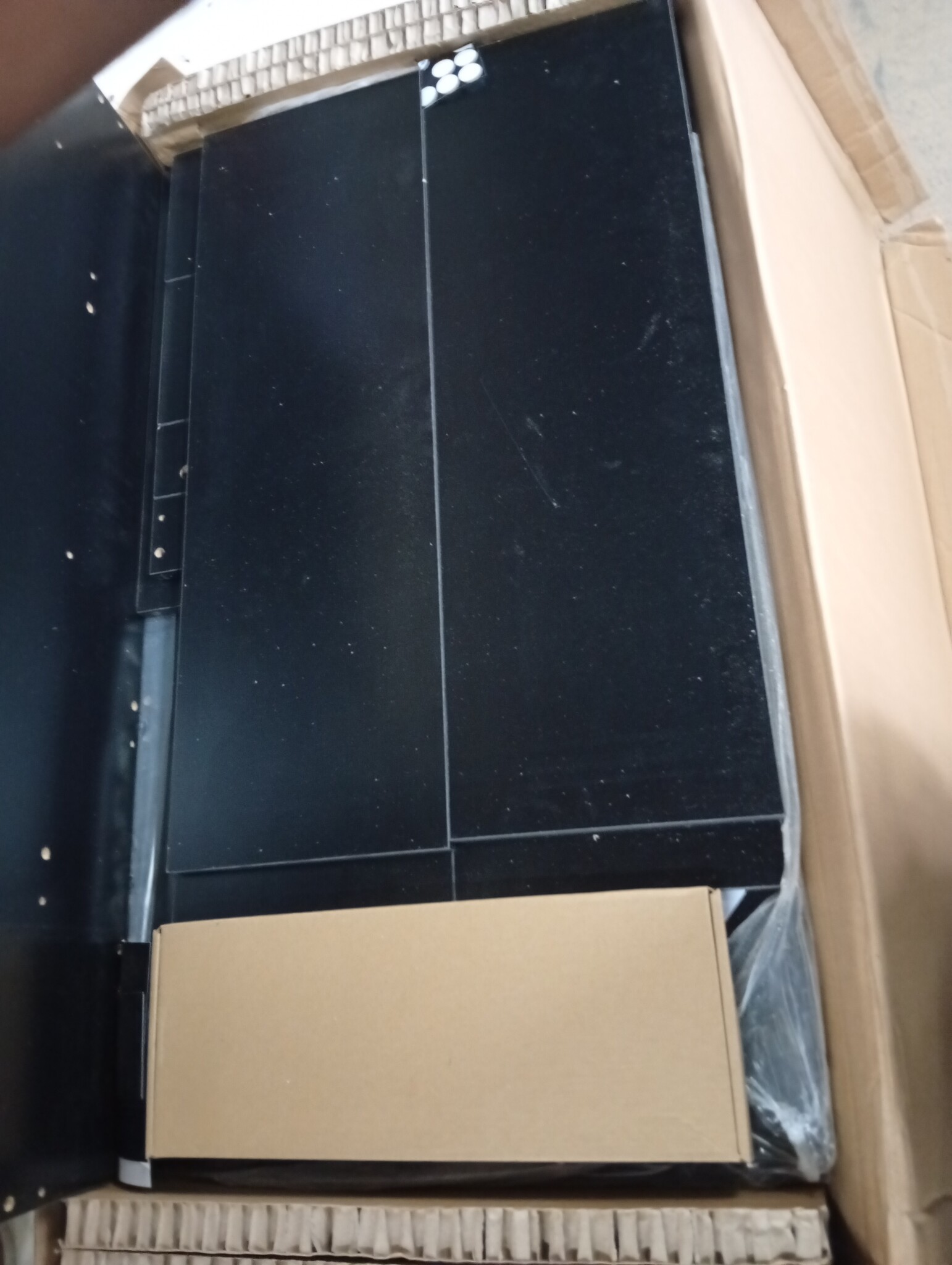 Salontafel met LED-verlichting - Zwart - 90x50x40 cm - 54% Korting