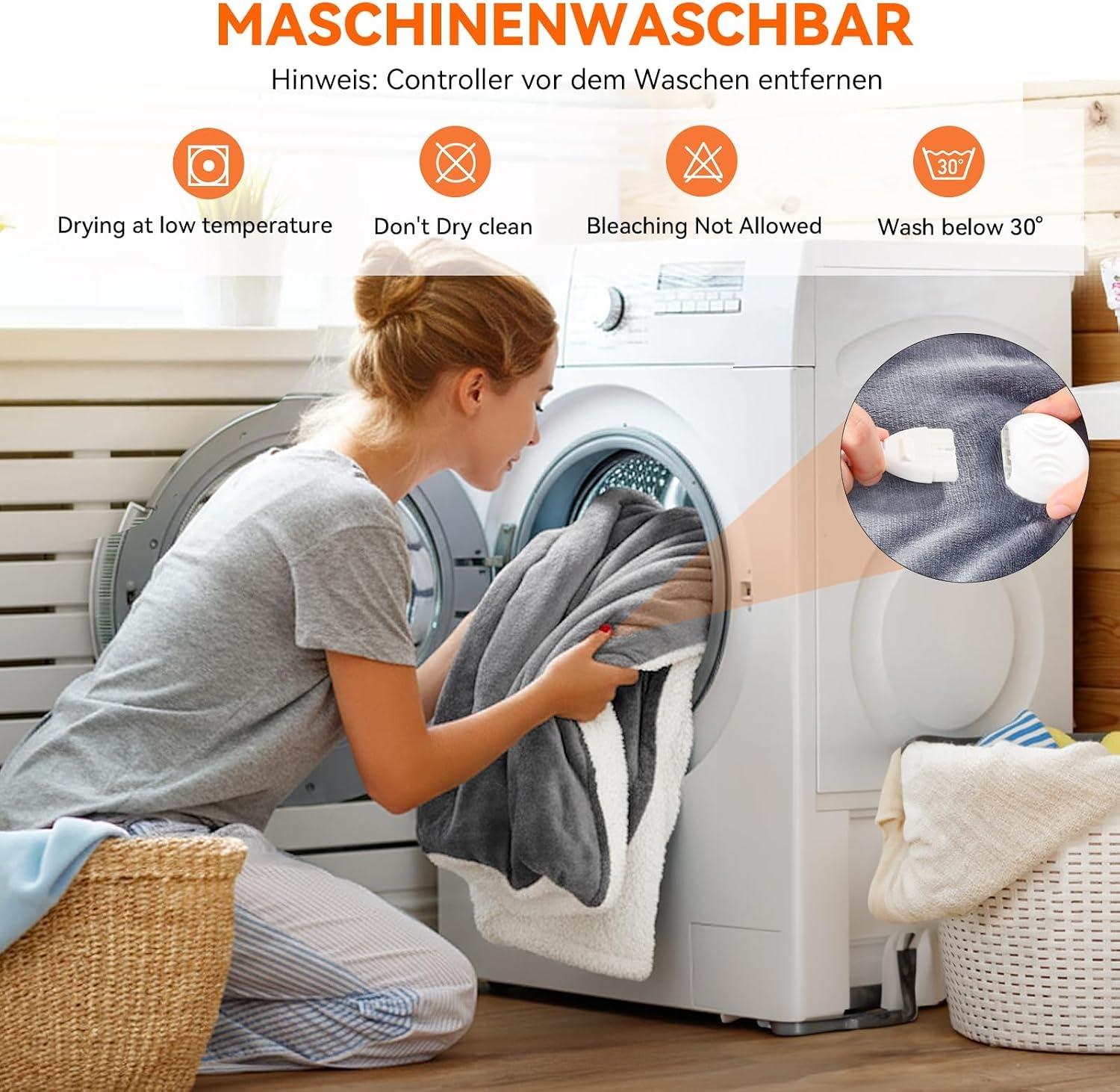 Elektrische deken 180x150 cm Flanel - 33% Korting!