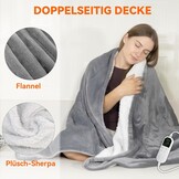 Elektrische deken 180x150 cm Flanel - 33% Korting!