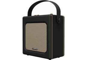 Retro Bluetooth Speaker 20W Stereo Goud/Zwart - 36% Korting