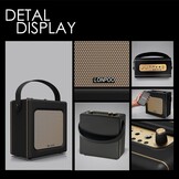 Retro Bluetooth Speaker 20W Goud/Zwart - 29% Korting