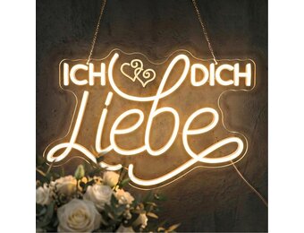 LED Neonlicht 'Ik hou van jou' | USB Dimbaar | 40x26cm | 33% Korting