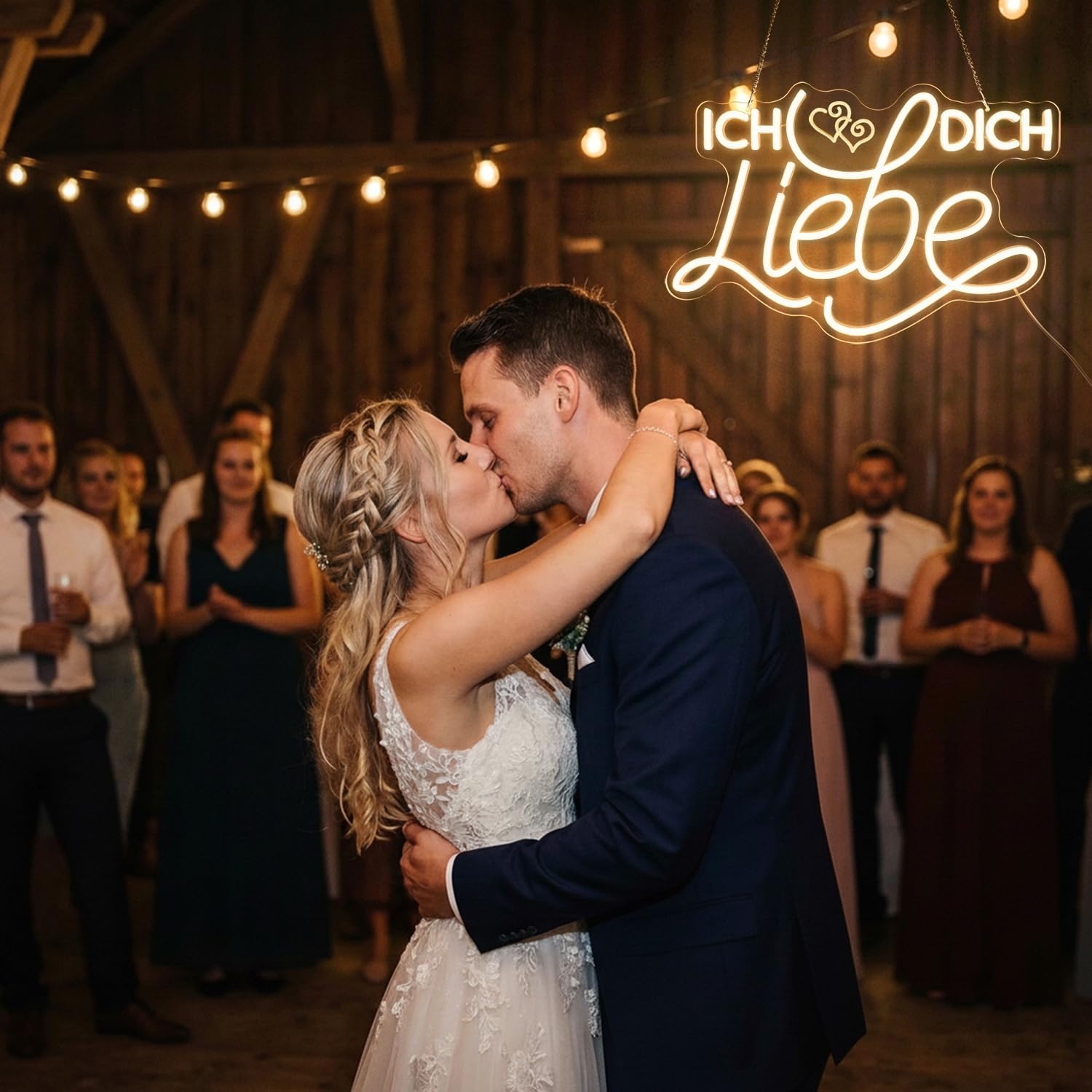 LED Neonlicht 'Ich liebe Dich' 58% Korting | Warmwit, 40x26cm