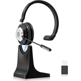 Draadloze Headset met AI-Ruisonderdrukking & Oplaadstation - 34% Korting