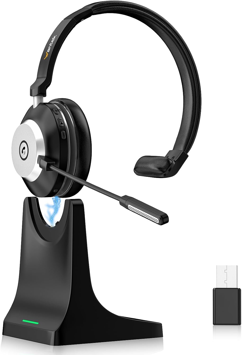 Draadloze Headset met AI-Ruisonderdrukking & Oplaadstation - 34% Korting