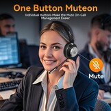 Draadloze Headset met AI-Ruisonderdrukking & Oplaadstation - 34% Korting
