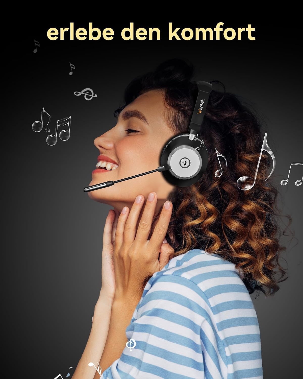 Draadloze Headset met AI-Ruisonderdrukking & Oplaadstation - 34% Korting