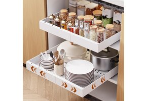 Uittrekbare Lade Set (2 stuks) - Verstelbaar 43,5-68 cm - Nu 46% Korting!