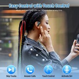 Open-Ear Sport Koptelefoon: 58u Speeltijd, Bluetooth 5.4, IPX7 (Zwart) - 28% Korting!