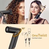 5-in-1 Heteluchtborstel Styler - Zwart, 46% Korting