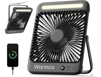 Draagbare Camping Ventilator 20000mAh met LED - 34% Korting!