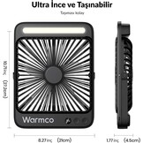 Draagbare Camping Ventilator 20000mAh met LED - 34% Korting!