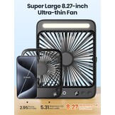 Draagbare Camping Ventilator 20000mAh met LED - 34% Korting!
